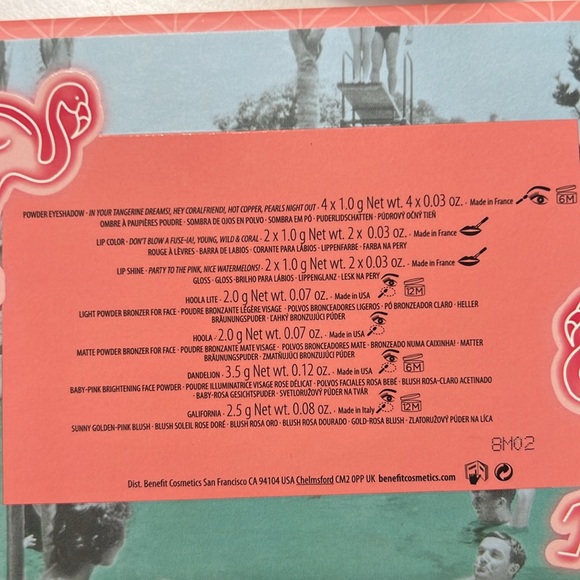 Benefit Party Like a Flockstar Eye Lip Cheek Face Palette - Picture 7 of 7